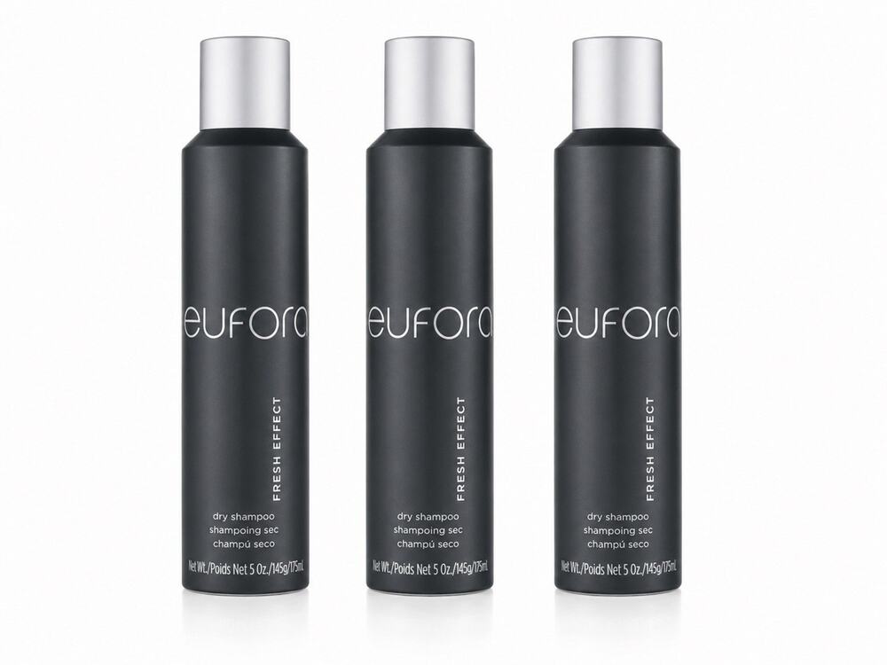 3x Eufora Fresh Effect Dry Shampoo 5 oz / 175ml Hair Refresh Spray